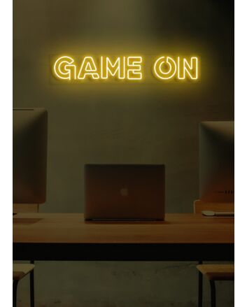 Game On Neon Rallying Call for Competition