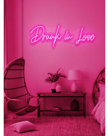 Drunk In Love Neon Celebration of Intoxicating Romance