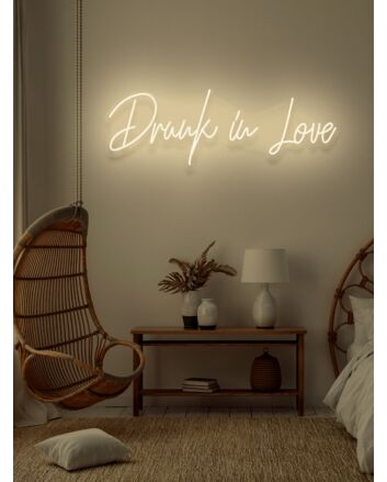 Drunk In Love Neon Celebration of Intoxicating Romance
