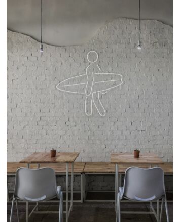 Surfer Neon Waves of Adventure