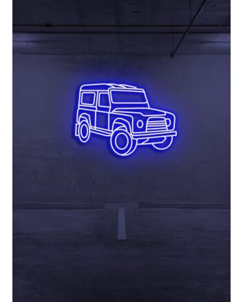 Offroad Car Neon Adventure Beckons