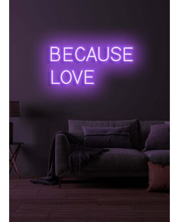 Because love Neon Echoes of Affection