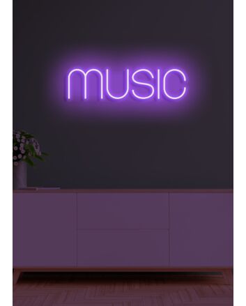 Music Neon Symphony for Melodic Environments