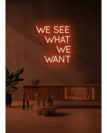 We see that we want Neon Vision for Inspiring Areas