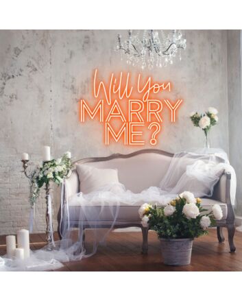 Will You Marry Me Timeless Neon for Romantic Proposals
