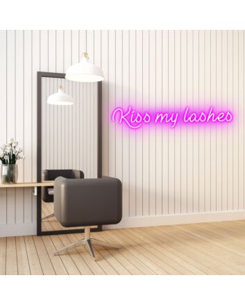 Kiss My Lashes Elevate Lash Beauty with Stylish Neon