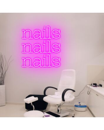 Nails Salon Add Elegance to Your Salon with Chic Neon