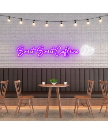 Sweet Sweet Caffeine Celebrate Your Love for Coffee with Neon