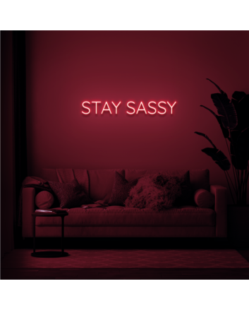 Stay sassy Showcase Your Wit with Bold Neon