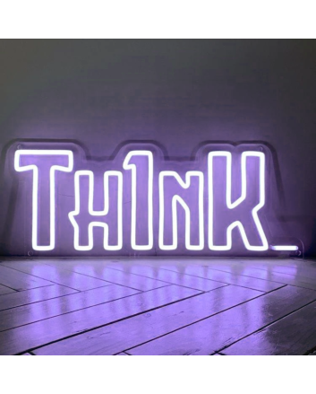 Think of a neon sign
