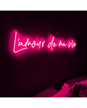 La Vie En Rose Neon Sign: Radiate the Romantic Glow