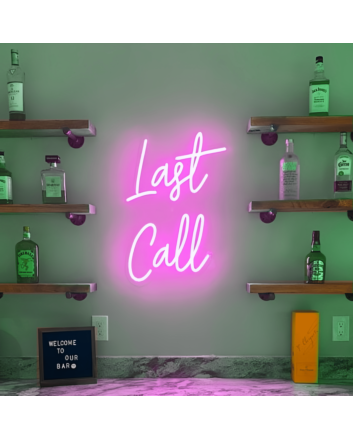 Last Call Neon Sign: Illuminate Your Final Toast