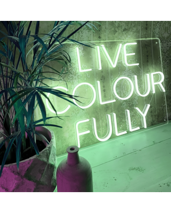 Live Color Fully Neon Sign: Add Vibrancy to Your Space