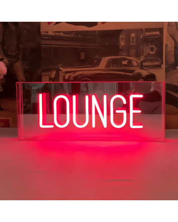 Lounge Vibrant Neon Sign for Your Ultimate Relaxation Space
