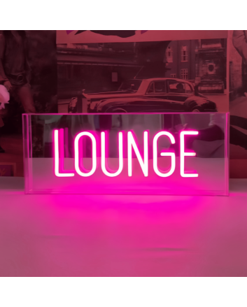 Lounge Vibrant Neon Sign for Your Ultimate Relaxation Space
