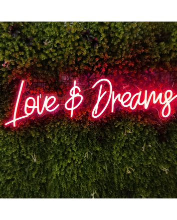 Love and Dreams: Illuminate Your Space with Romantic Neon Glow