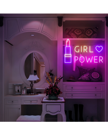 Girl Power Make up Neon Signs