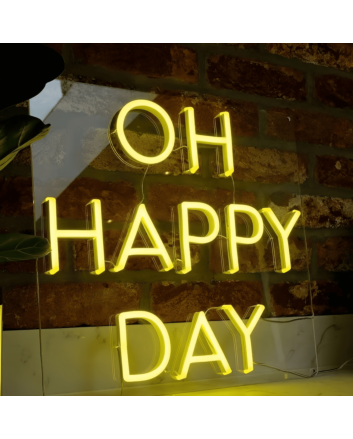Oh Happy Day: Illuminate Your Joy with Neon!