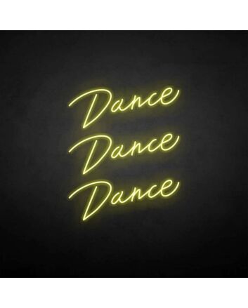 &#39;Dance Dance Dance&#39; neon sign
