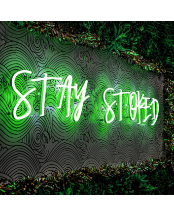 Stay Stoked Neon Sign: Ignite Your Space with Endless Energy and Excitement