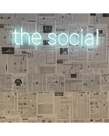 The Social Neon Sign: Light Up Your Connections with Vibrant Neon