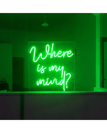 Where is My Mind Neon Sign: Find Clarity in Neon Glow
