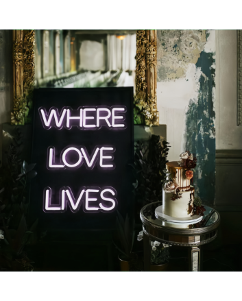 Where Love Lives: Illuminate Your Heart's Sanctuary in Neon