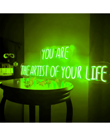 You Are The Artist Of Your Life: Paint Your Journey with Neon Shine