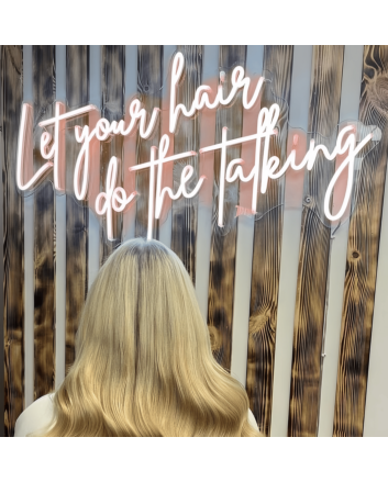 Let Your Hair Do The Talking: Light Up Your Space with Neon Style