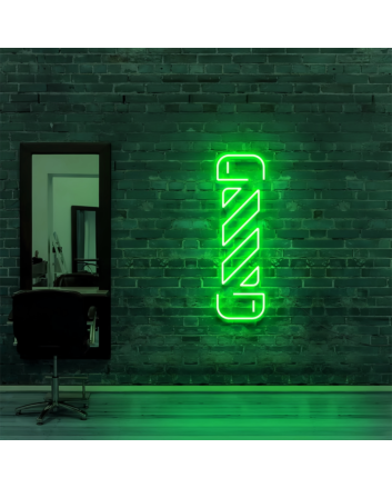Barbershop Twister: Light Up Your Space with Neon Style