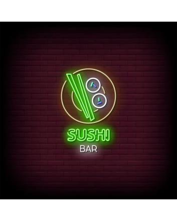Customize Sushi Bar: Add a Touch of Neon Sushi to Your Space