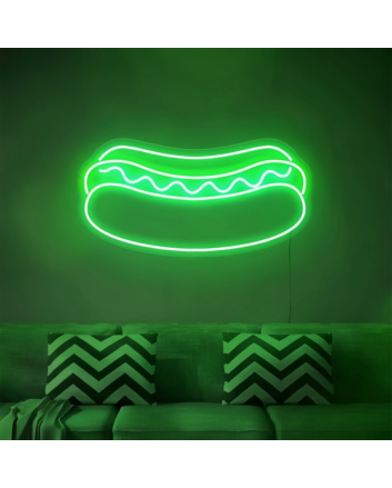 Hot Dog: Light Up Your Space with Neon Flavor