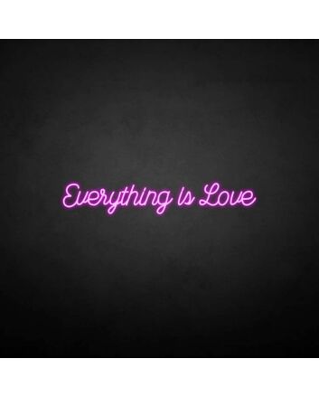 All is love&#39; neon sign