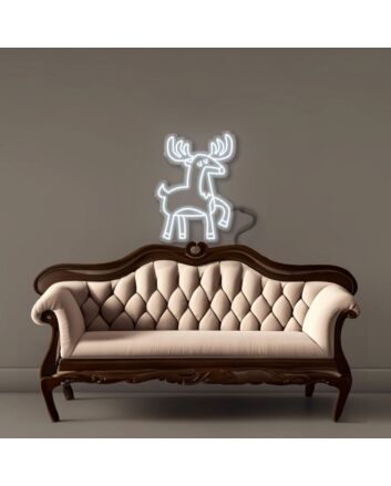Doodle Reindeer Led Neon
