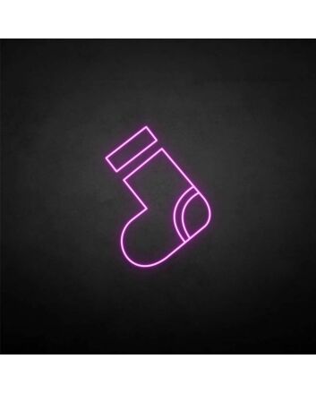 &#39;Marry Christmas Stocking&#39; neon sign