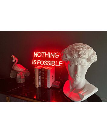 &#39;Nothing is impossible&#39; neon sign