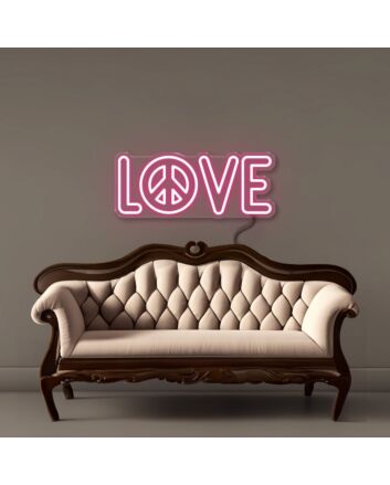Peace and Love Led Neon Signs