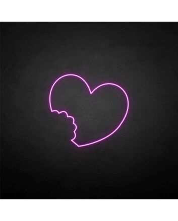 &#39;The imperfect love&#39; neon sign