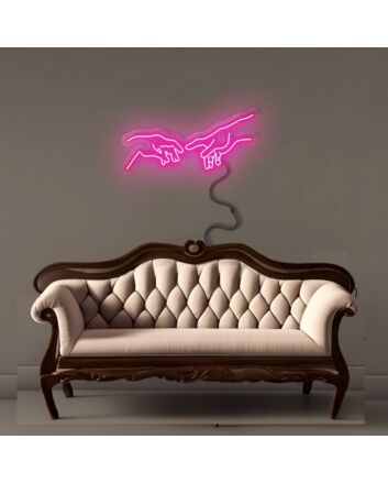 The Creation of Adam Neon Signs