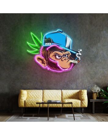 Naughty Monkey Led Neon Sign Light Pop Art