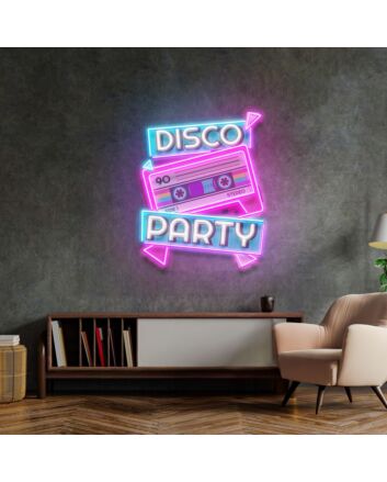 Disco Party Led Neon Acrylic Artwork