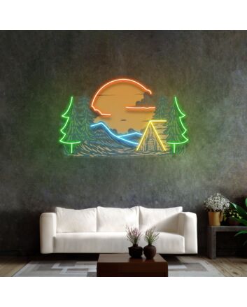 Winter Relaxation Led Neon Acrylic Artwork