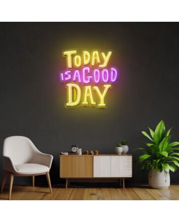 Today Is A Good Day Led Neon Acrylic Artwork