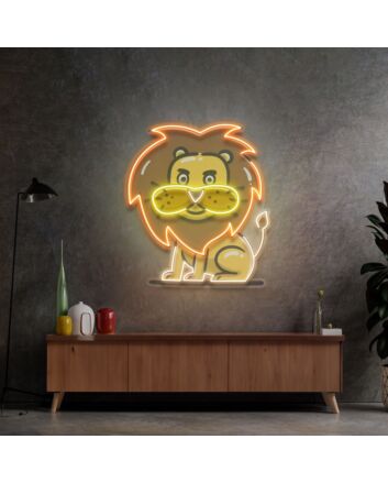 Stupid Lion Led Neon Sign Light Pop Art