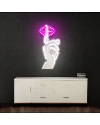 Shut Up Led Neon Acrylic Artwork