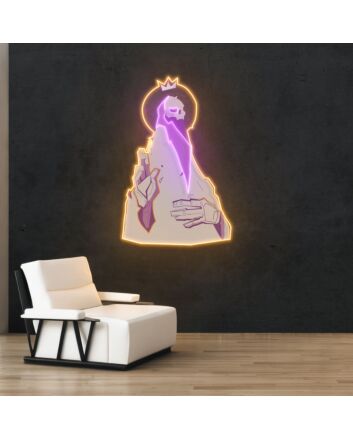 Pray Led Neon Acrylic Artwork