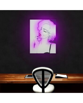 Marilyn Monroe Neon Sign X Acrylic Artwork