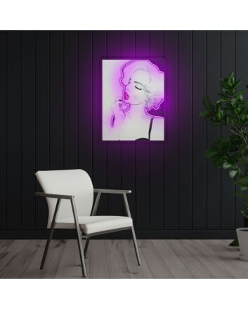 Marilyn Monroe Neon Sign X Acrylic Artwork