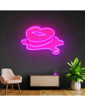 Lip Butter Led Neon Acrylic Artwork