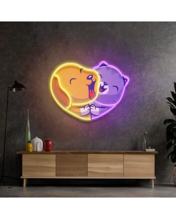 Heart Of Joy Led Neon Sign Light Pop Art